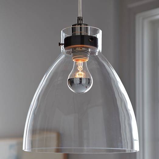 Industrial Pendant – Glass | West Elm Inside Most Current Industrial Glass Pendant Lights (Photo 1 of 15)