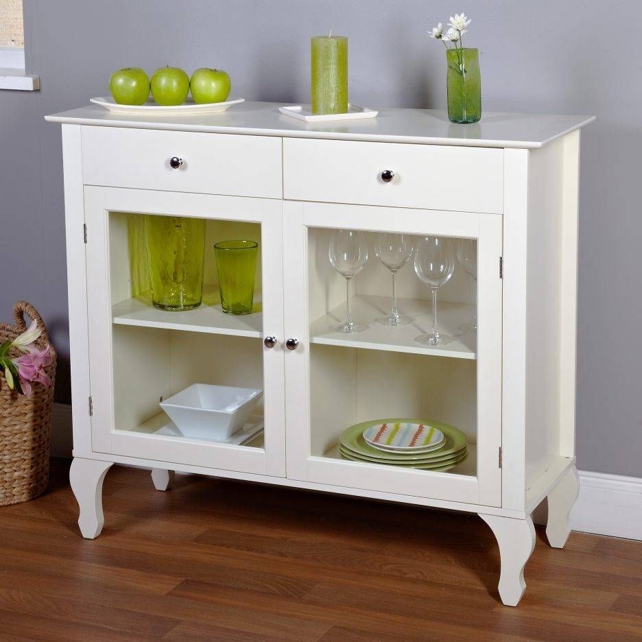 Kitchen Server Cabinet Antique White Buffet Server Long Thin For Best And Newest Long Thin Sideboards (Photo 1 of 15)