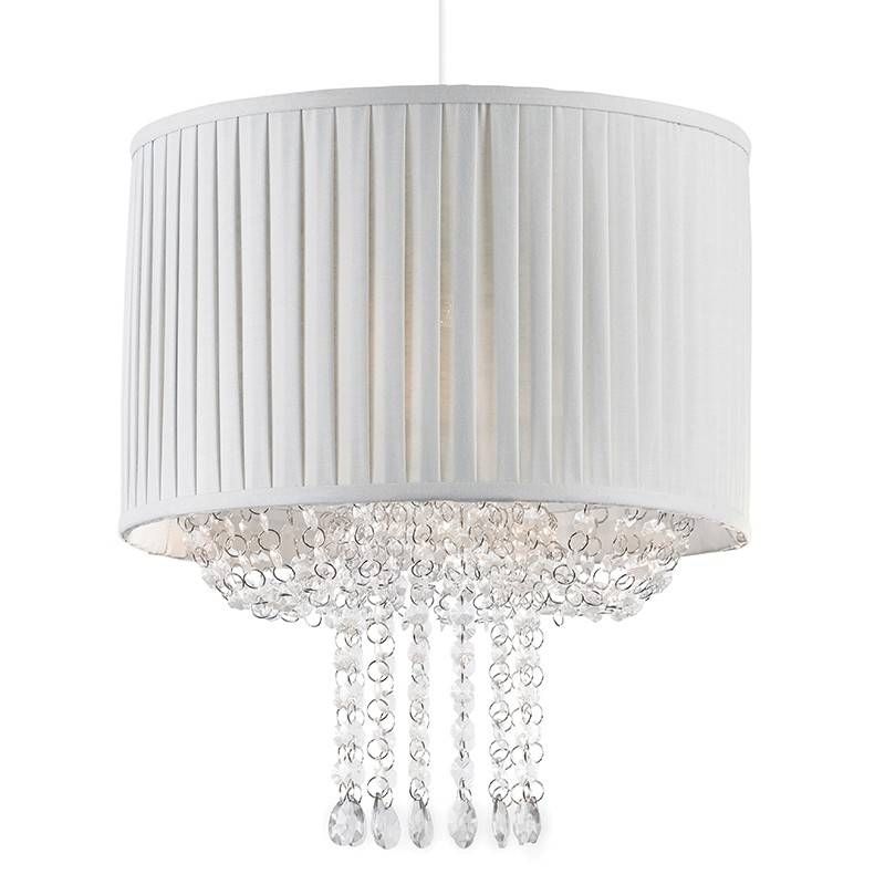Lamps: Astounding Crystal Lamp Shades Crystal Lamp Shades For In 2017 Beaded Pendant Light Shades (Photo 10 of 15)
