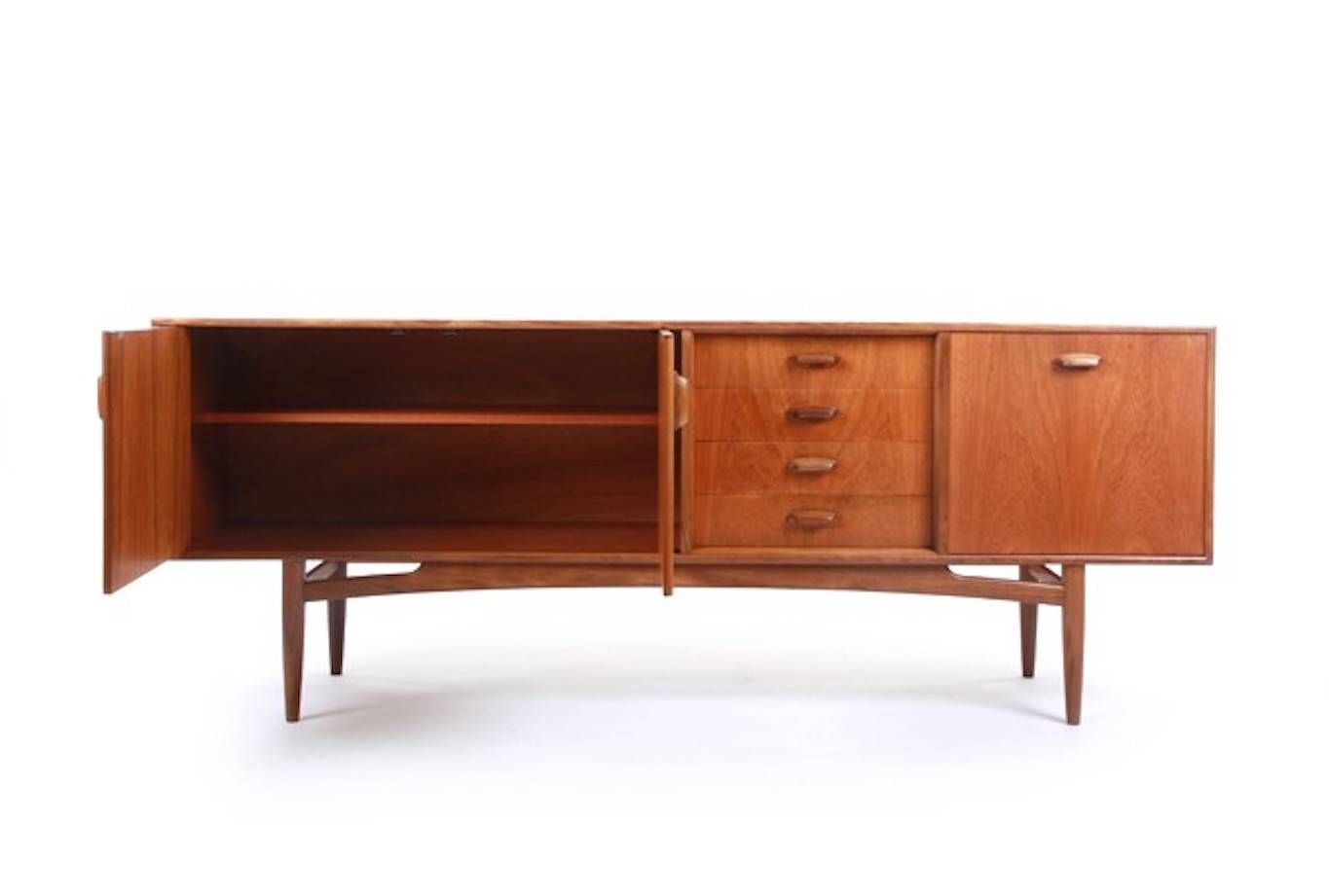 Large British Sideboardvictor Wilkins For G Plan, 1960s For With Latest G Plan Sideboards (View 11 of 15)