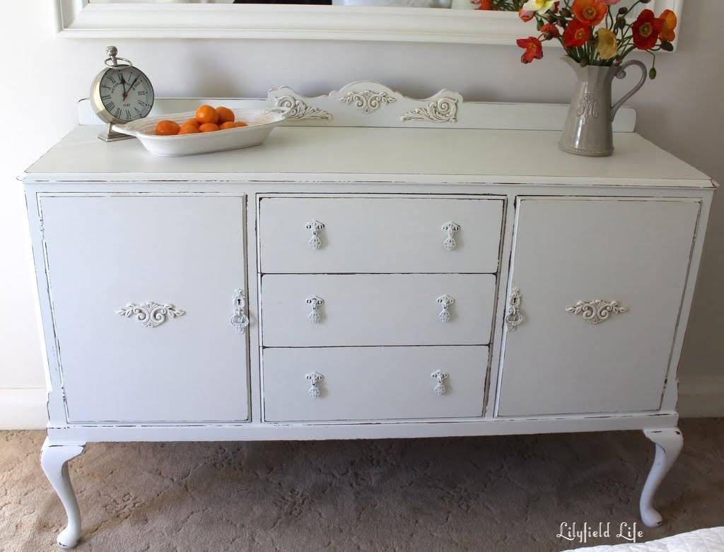 Lilyfield Life: Oh So Pretty White Sideboard Inside Recent French Sideboards (Photo 13 of 15)