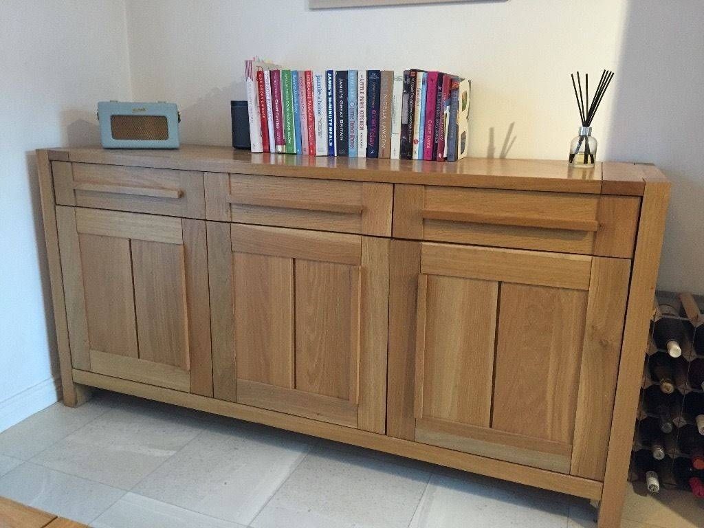 Marks And Spencer Sonoma Sideboard, Light Oak, Three Door | In Inside Best And Newest Marks And Spencer Sideboards (Photo 1 of 15)