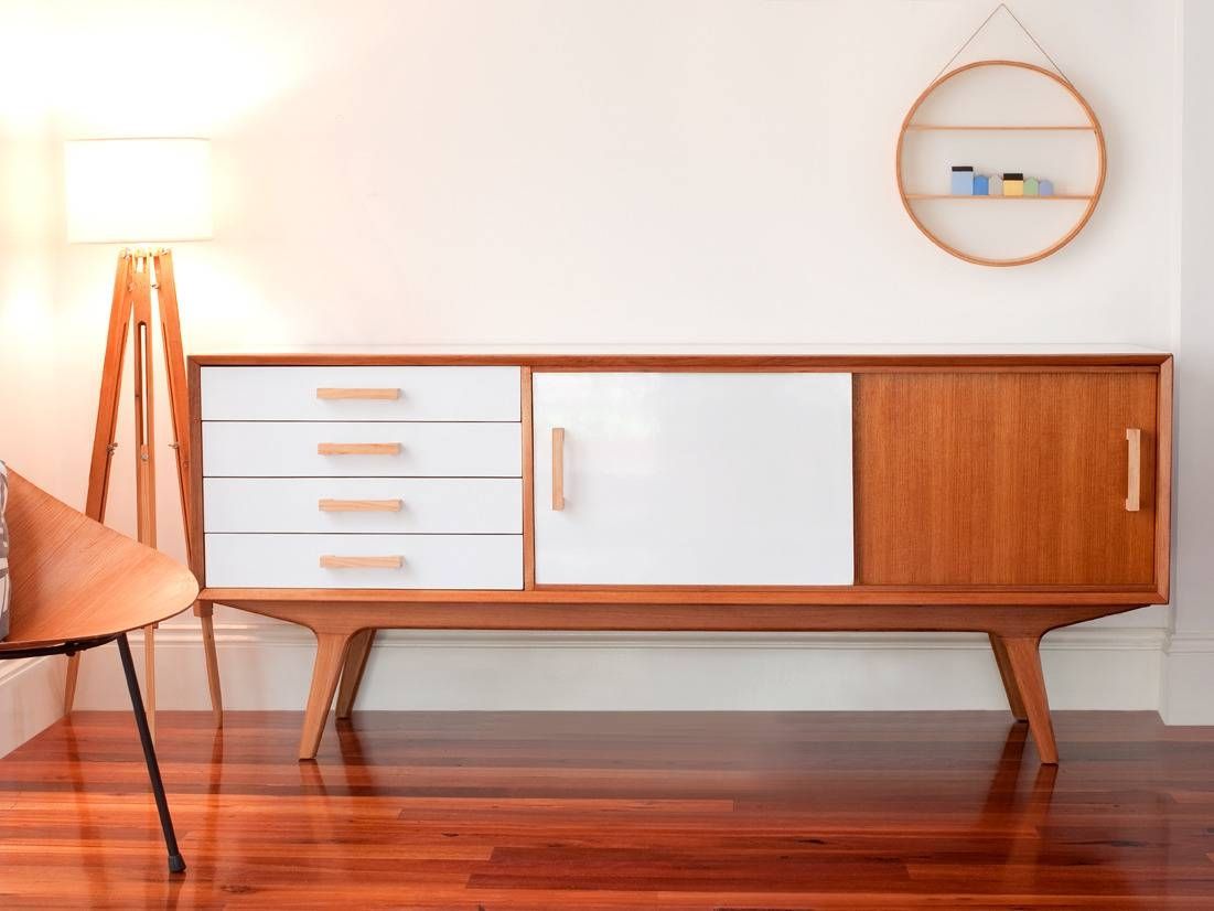 Mid Century Modern Sideboard White : Fascinating Mid Century For Best And Newest Midcentury Sideboards (Photo 14 of 15)
