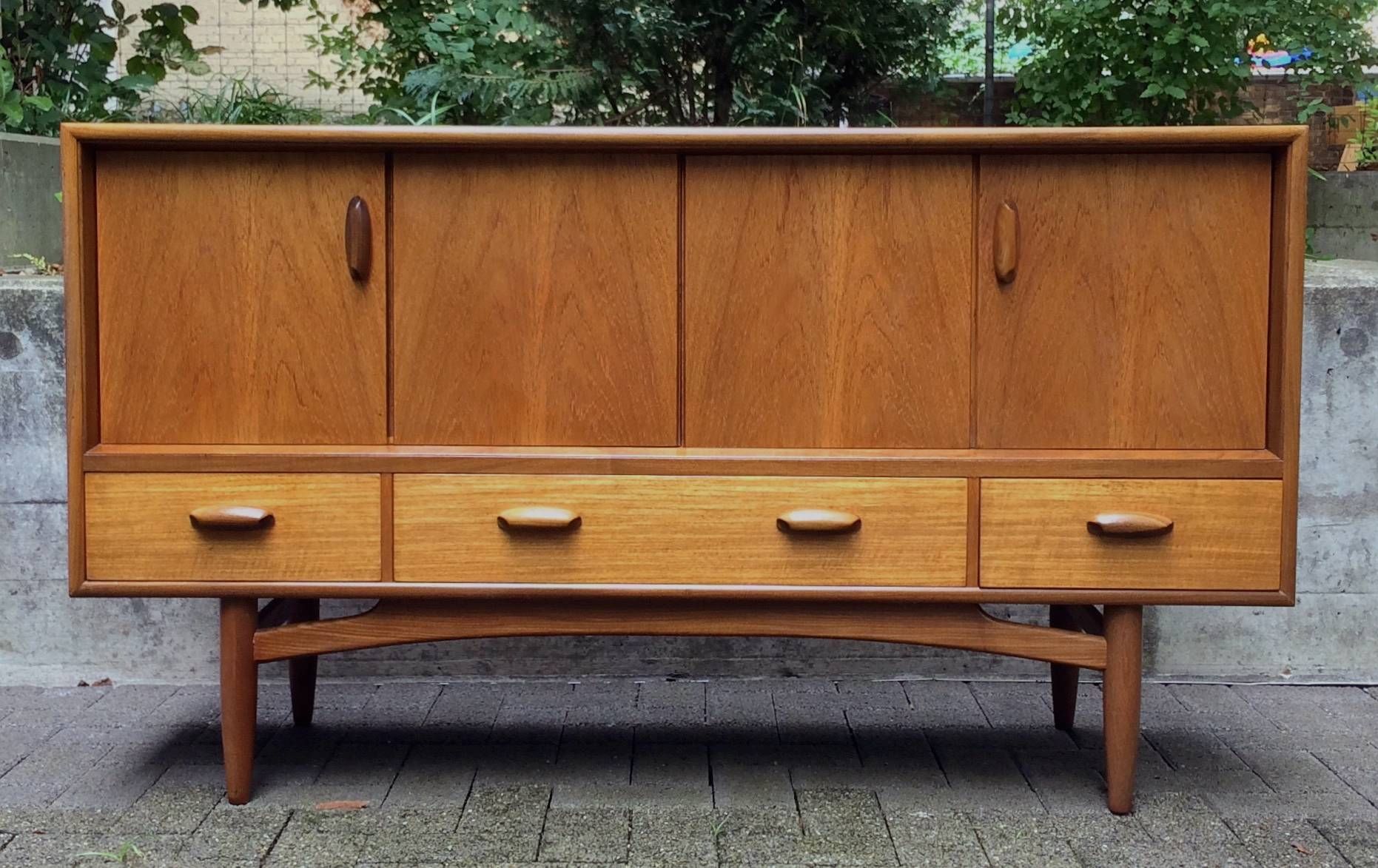 Mid Century Teak Sideboard From The Brasilia Range From G Plan Regarding Most Up To Date G Plan Sideboards (View 12 of 15)