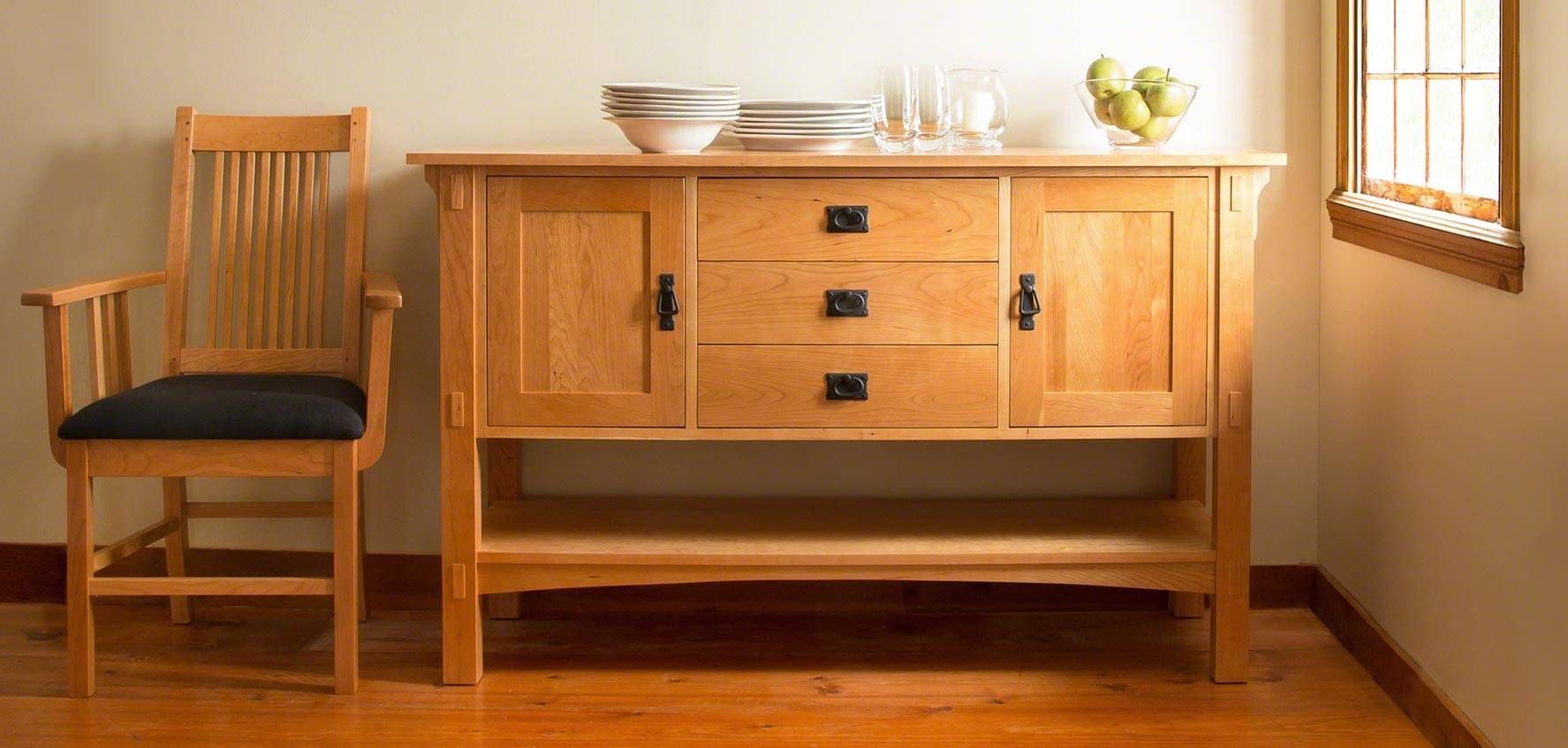 Mission & Craftsman Buffets – Vermont Woods Studios Inside Newest Mission Sideboards (View 7 of 15)