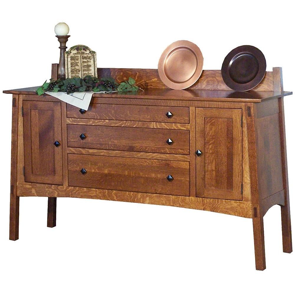 Mission Style Sideboards & Buffets – Mission Style Mccoy Sideboard With Most Up To Date Mission Style Sideboards (Photo 11 of 15)