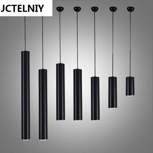 Modern Aluminum Brief Single Pendant Light Led Bar Straight Within 2017 Cylinder Pendant Lights (View 4 of 15)