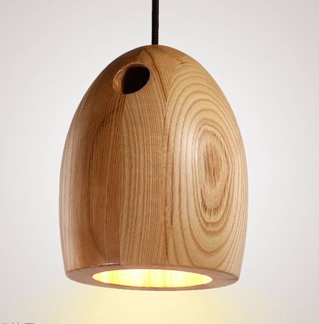 Modern Design Oak Pendant Lights Natural Minimalist Wood Pendant With Regard To Most Up To Date Natural Pendant Lights (View 2 of 15)