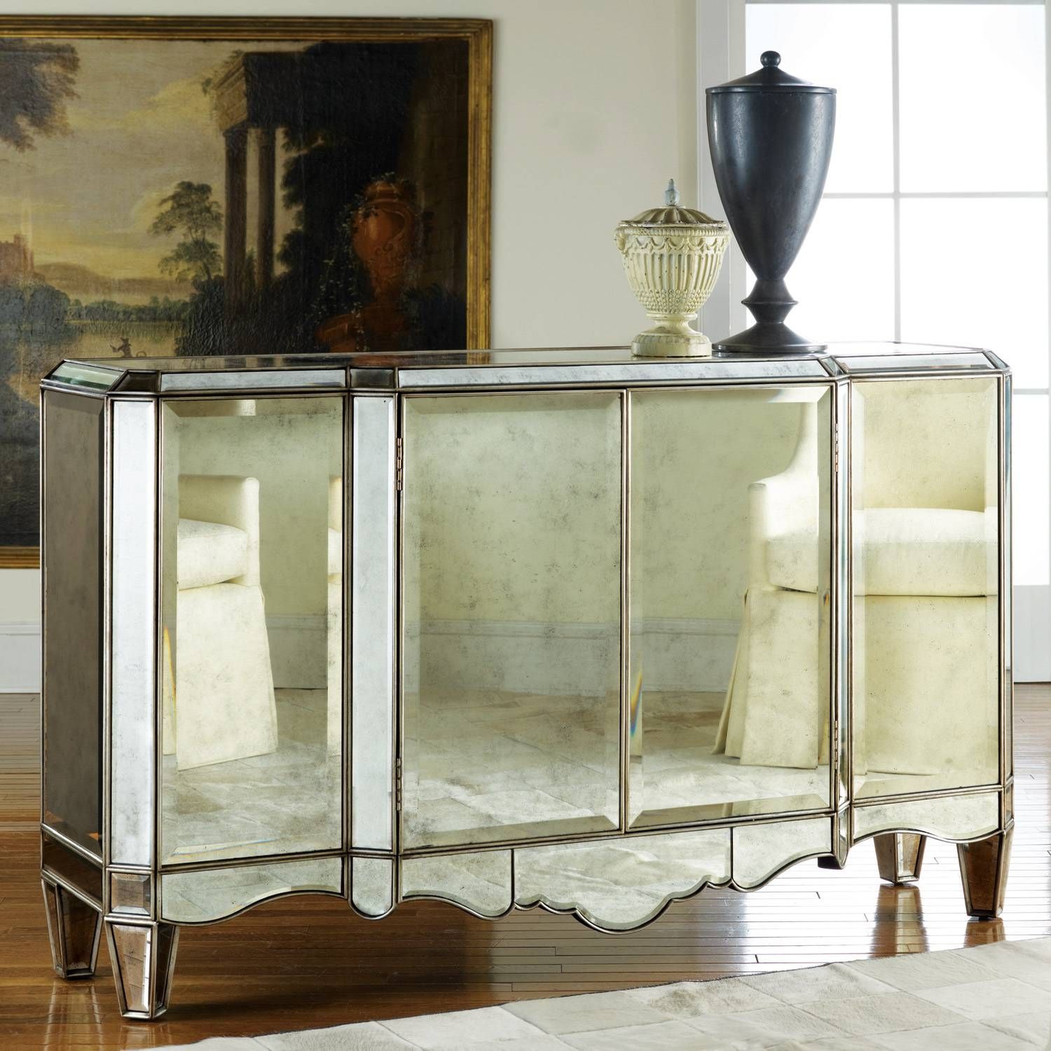 Featured Photo of 2024 Best of Mirrored Buffet Sideboards