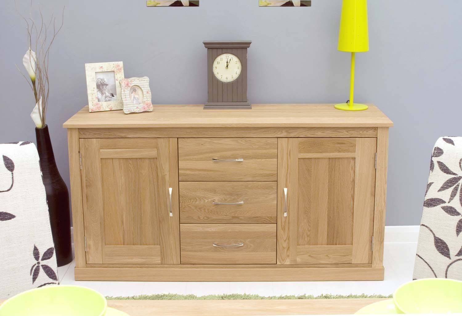Modern Light Oak Sideboards And Console Table | Solid Oak Intended For Most Up To Date Cheap Oak Sideboards (View 5 of 15)
