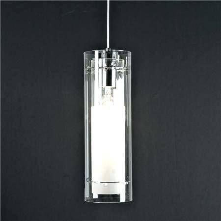 New Kitchen Wonderful Black Cylinder Pendant Light Clear Glass Within Most Current Cylinder Pendant Lights (Photo 9 of 15)
