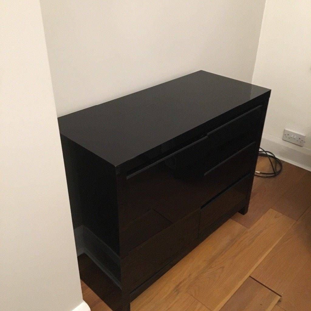 Next Black Gloss Sideboard | In Childwall, Merseyside | Gumtree Pertaining To Most Popular Next Black Gloss Sideboards (View 15 of 15)