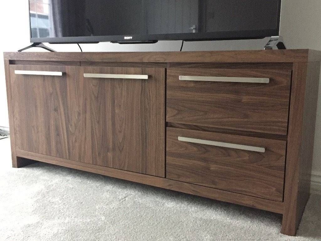 Next 'mode' Walnut Brown Sideboard/side Unit/tv Unit. | In Within 2017 Sideboards And Tv Units (Photo 13 of 15)