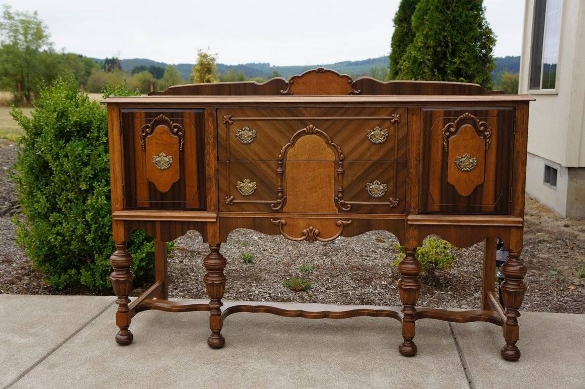 Nice Antique Sideboard Buffet : Rocket Uncle – Antique Sideboard In Most Recent Vintage Sideboards And Buffets (View 11 of 15)