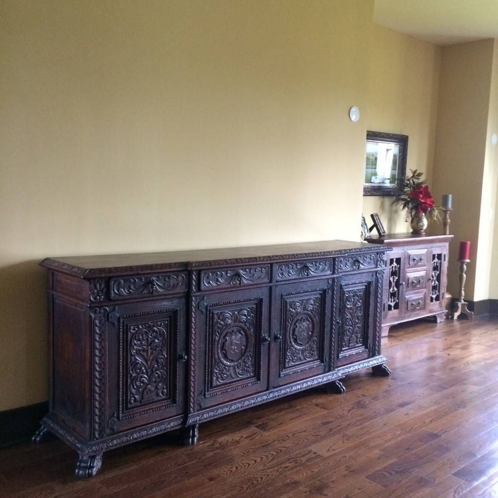 Nice Antique Sideboard Buffet : Rocket Uncle – Antique Sideboard Within Most Recently Released Vintage Sideboards And Buffets (View 13 of 15)