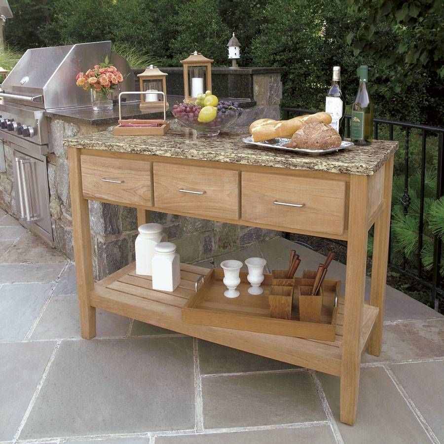 Outdoor Furniture Buffet Cabinet : The Function Of Outdoor Buffet In Most Up To Date Outdoor Sideboard Tables (View 6 of 15)