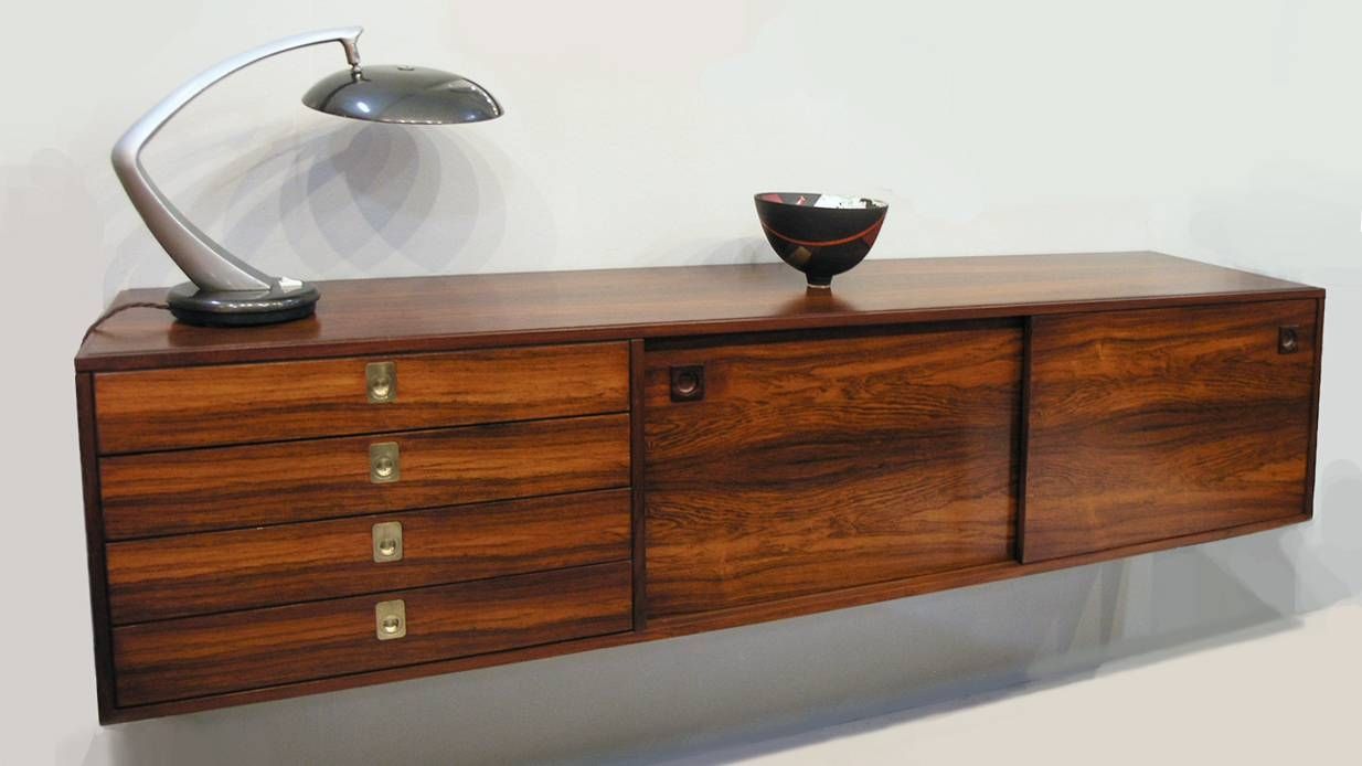 Robert Heritage Rosewood And Marble Sideboard Within 2018 Wall Mounted Sideboards (View 12 of 15)