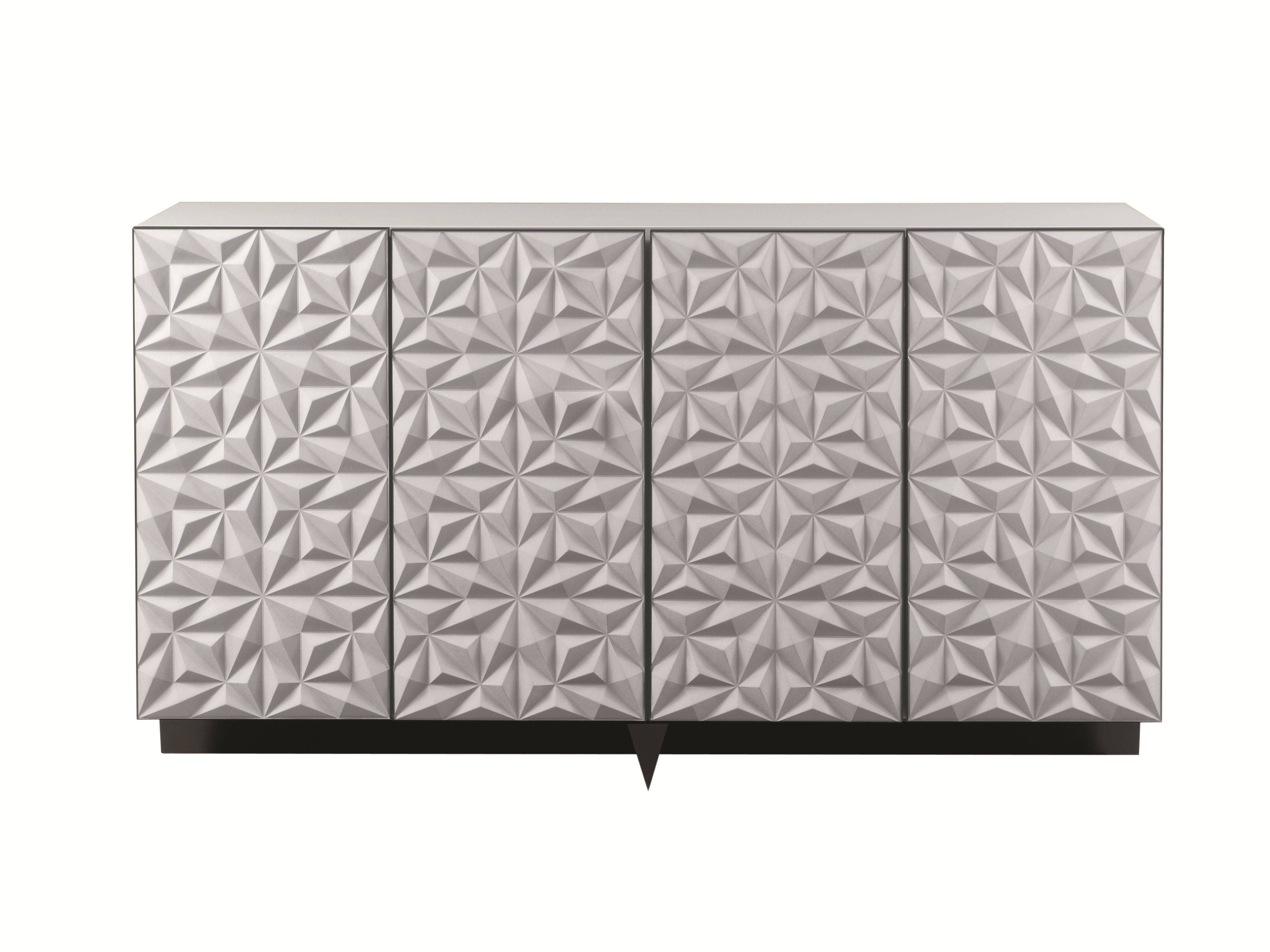 Rosace | Lacquered Highboard Les Contemporains Collectionroche For Most Recent Roche Bobois Sideboards (View 8 of 15)