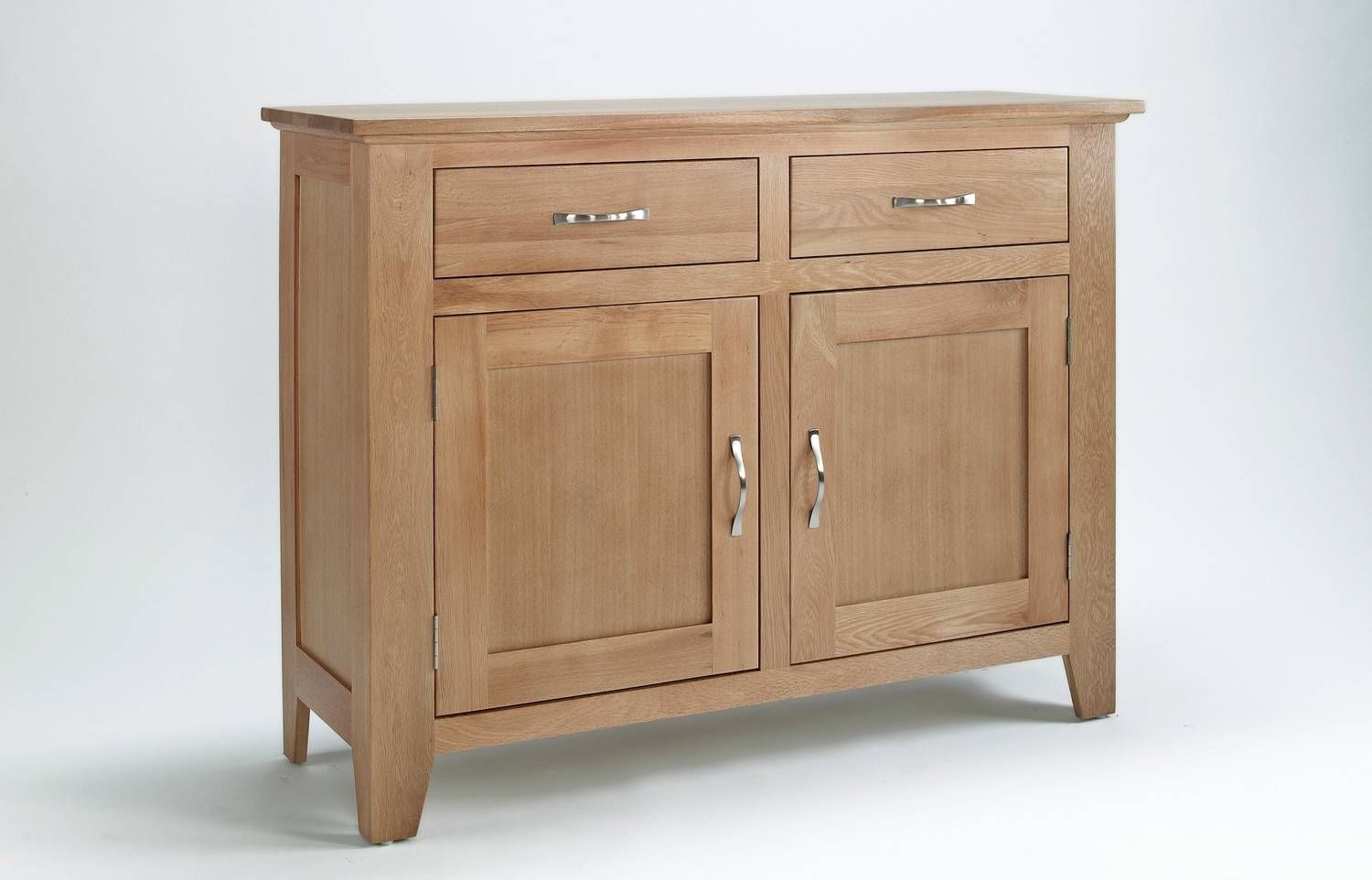 Sherwood Oak Sideboard With 2 Doors & 2 Drawers Regarding Most Recently Released Oak Furniture Sideboards (View 15 of 15)