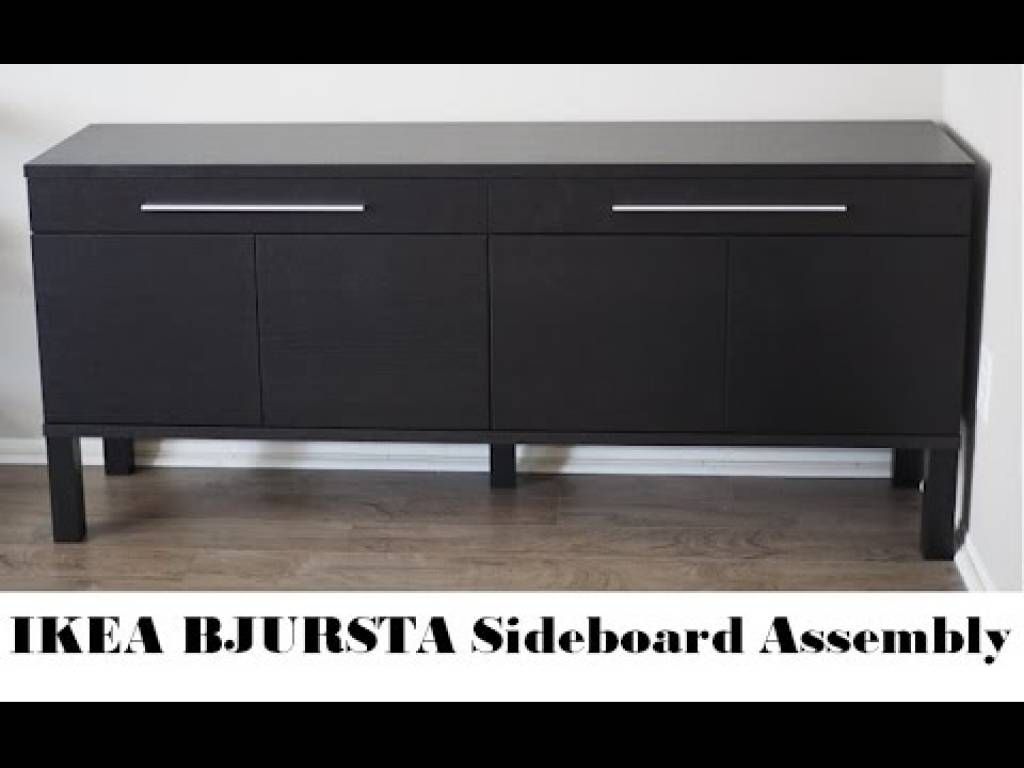 Sideboard Ikea Bjursta Sideboard Assembly Youtube With Bjursta Intended For Most Recently Released Ikea Bjursta Sideboards (View 15 of 15)