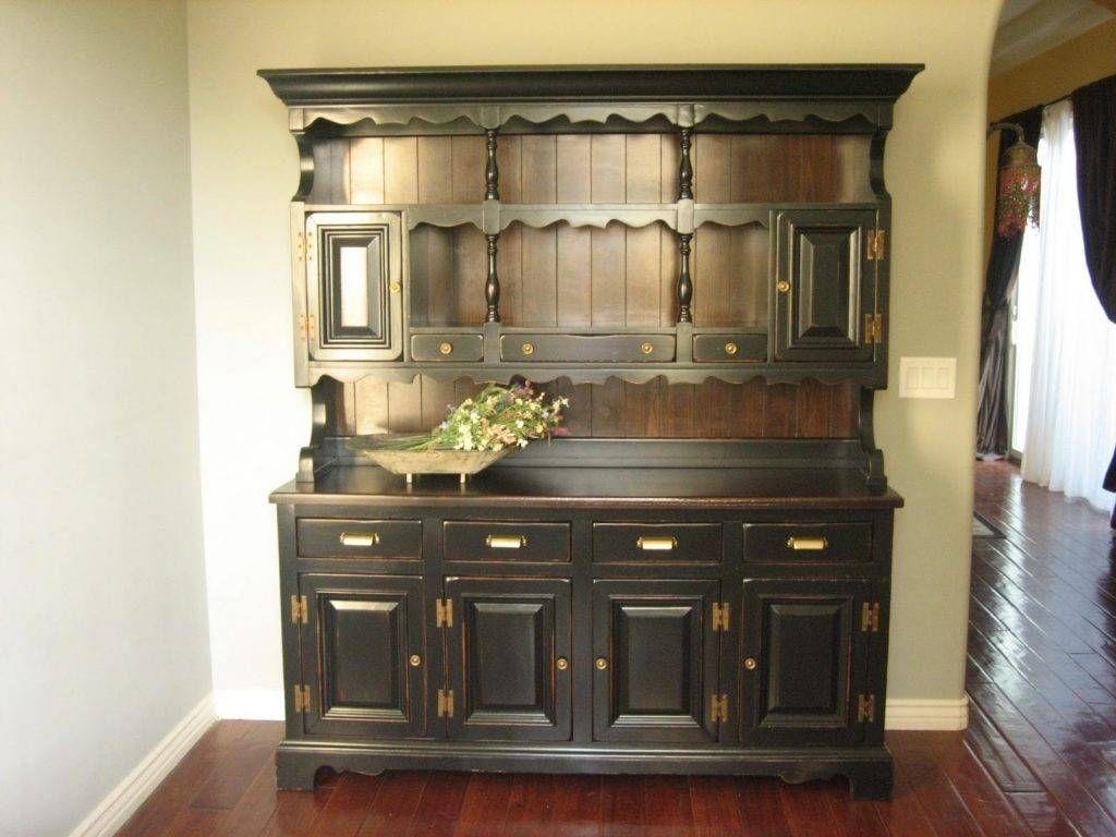 Sideboard Kitchen : Kitchen Hutch Bar Sideboard Buffet Hutch Small Throughout Most Up To Date Country Sideboards And Hutches (Photo 7 of 15)