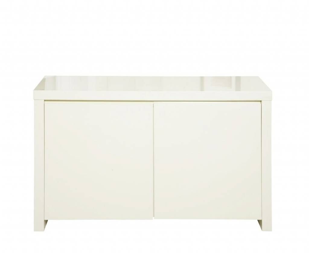 Sideboard Puro Cream High Gloss Sideboard Inside Cream Gloss Throughout Current High Gloss Cream Sideboards (View 4 of 15)