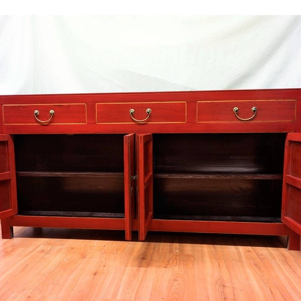 Sideboard Red Sideboard Buffet Modern — New Decoration : Red With 2017 Red Sideboards Buffets (View 7 of 15)