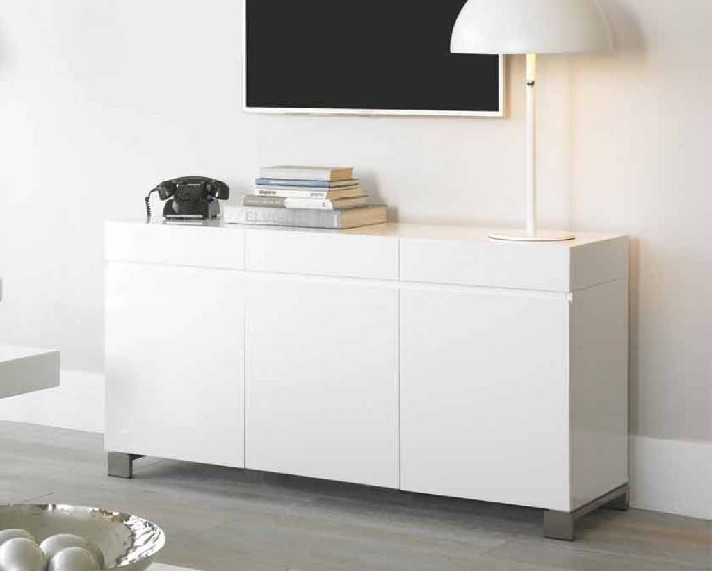 Sideboard Sideboards. Astounding Cheap White High Gloss Sideboard Throughout Newest Gloss Sideboards (Photo 5 of 15)