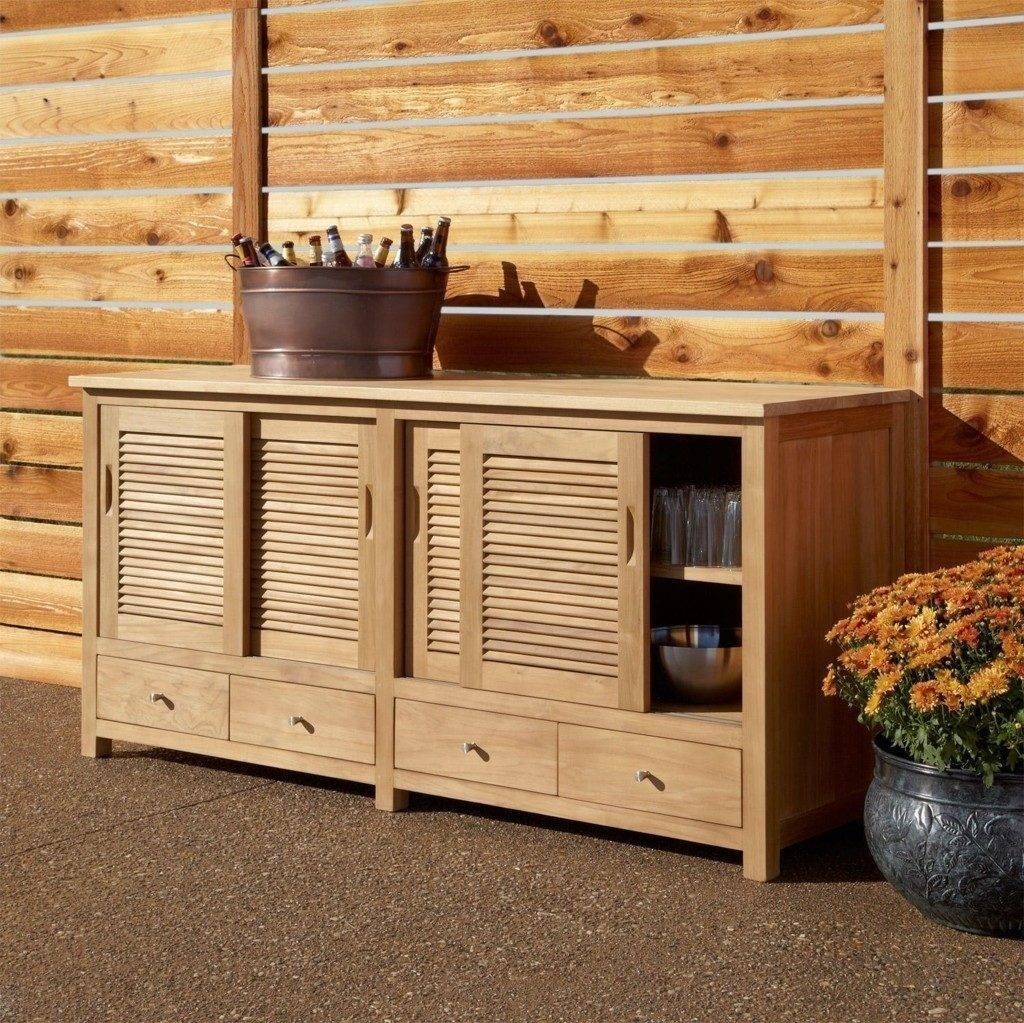 Sideboard Sideboards. Glamorous Outdoor Sideboard Cabinet: Outdoor Throughout Current Outdoor Sideboard Cabinets (Photo 3 of 15)