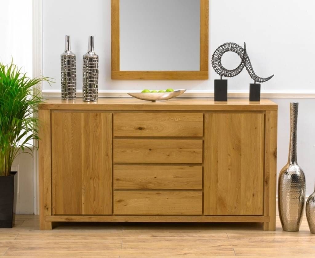 Sideboard Tempo Solid Oak Sideboard | Oak Furniture Solutions With Regarding Newest Solid Oak Sideboards For Sale (Photo 12 of 15)