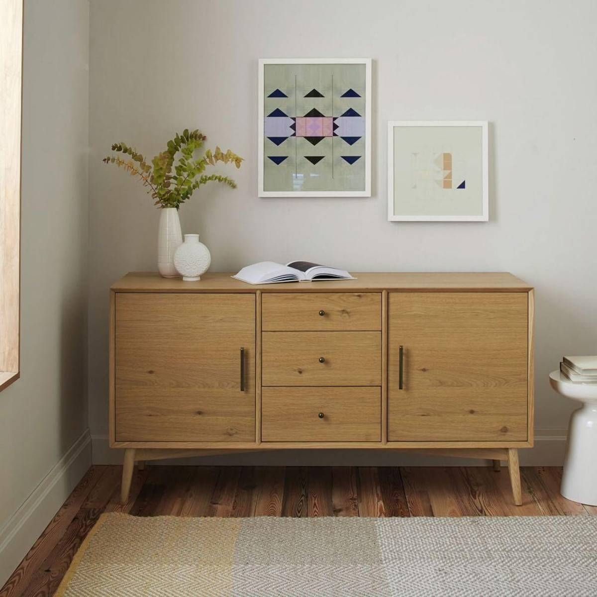 Sideboards. Awesome Mid Century Sideboard: Mid Century Sideboard Regarding Most Popular West Elm Sideboards (Photo 1 of 15)