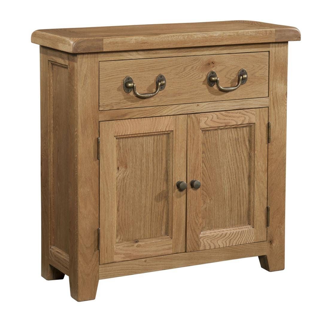 Sideboards : Somerset 1 Drawer 2 Door Chunky Oak Sideboardsomerset Throughout Most Recently Released Chunky Oak Sideboards (Photo 6 of 15)