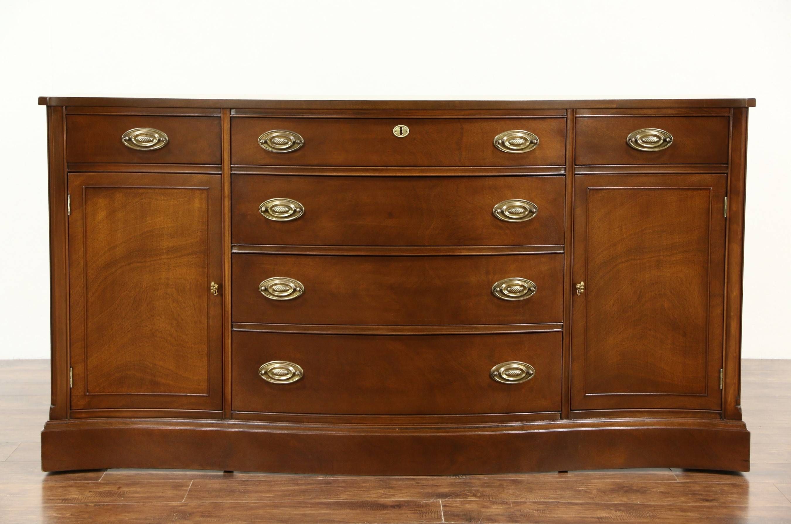 Sold – Traditional Vintage Mahogany Sideboard, Server Or Buffet Throughout Newest Mahogany Sideboards Buffets (Photo 15 of 15)