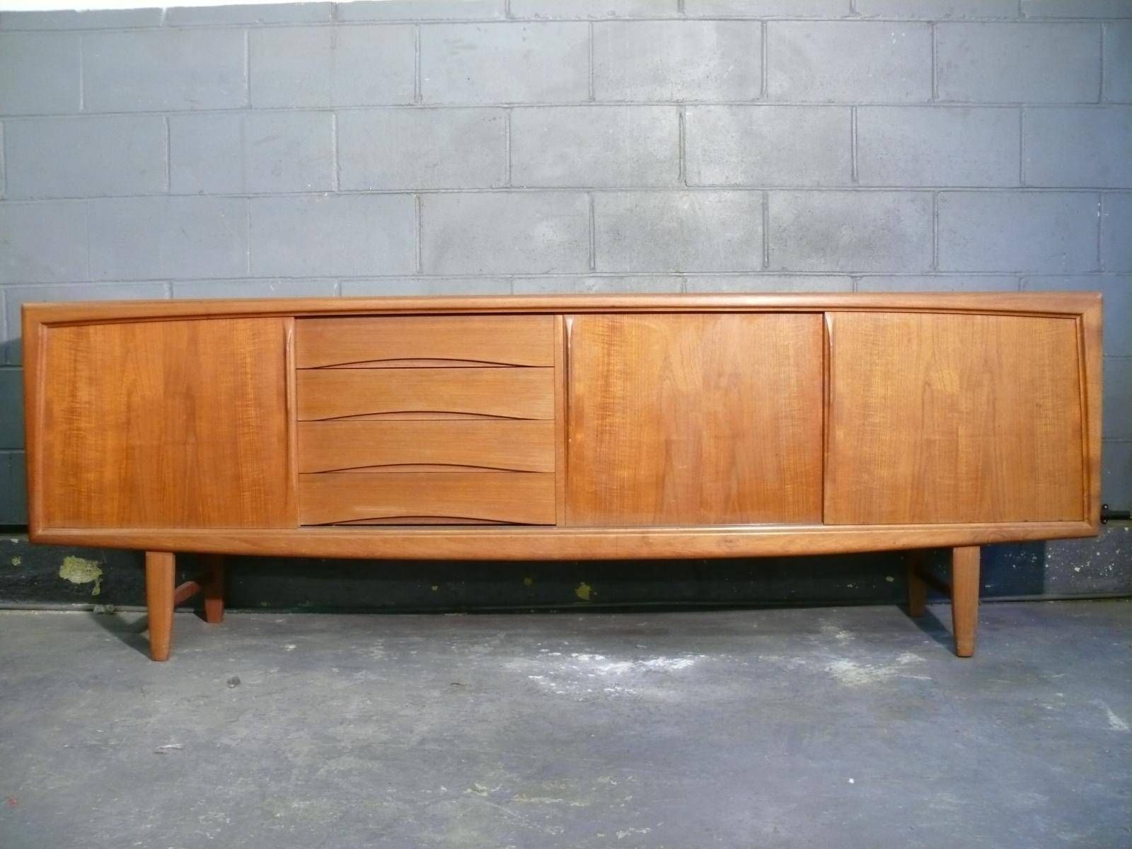 Teak Sideboard From Axel Christiansen, 1960s For Sale At Pamono Throughout Recent Teak Sideboards (Photo 3 of 15)