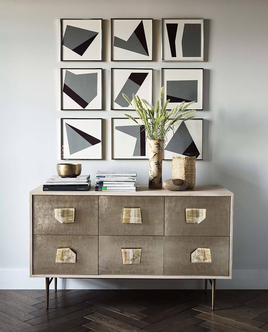 This Stunning Diy Wall Art Couldn't Be Easier – Front + Main For Most Recently Released West Elm Sideboards (Photo 9 of 15)