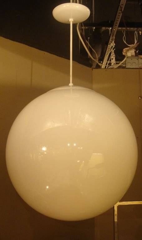 Vintage Style Acrylic Globe Hanging Pendant Light Fixture For Sale With Current Globe Pendant Light Fixtures (View 2 of 15)