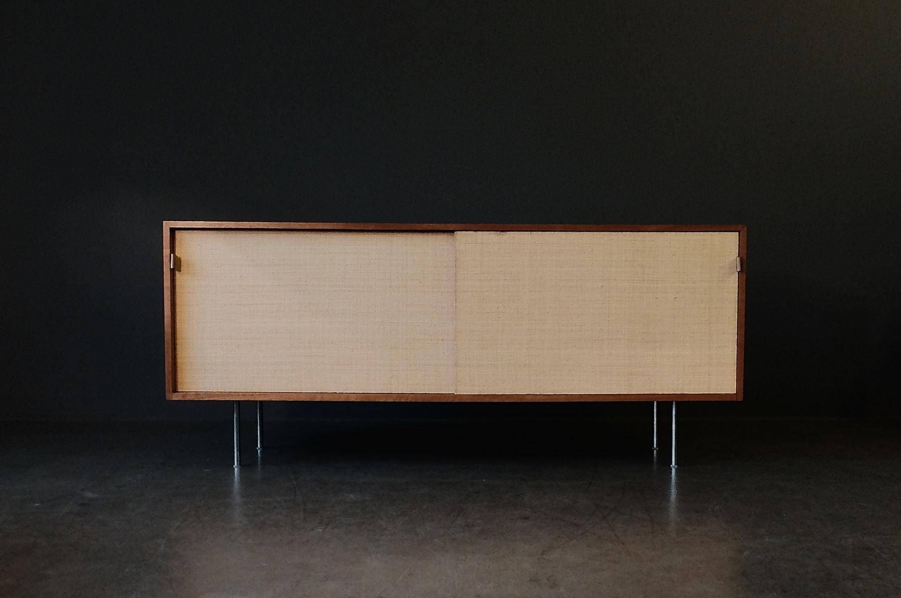 Walnut & Seagrass Sideboardflorence Knoll For Knoll, 1960s For With Regard To Most Recent Florence Knoll Sideboards (View 3 of 15)