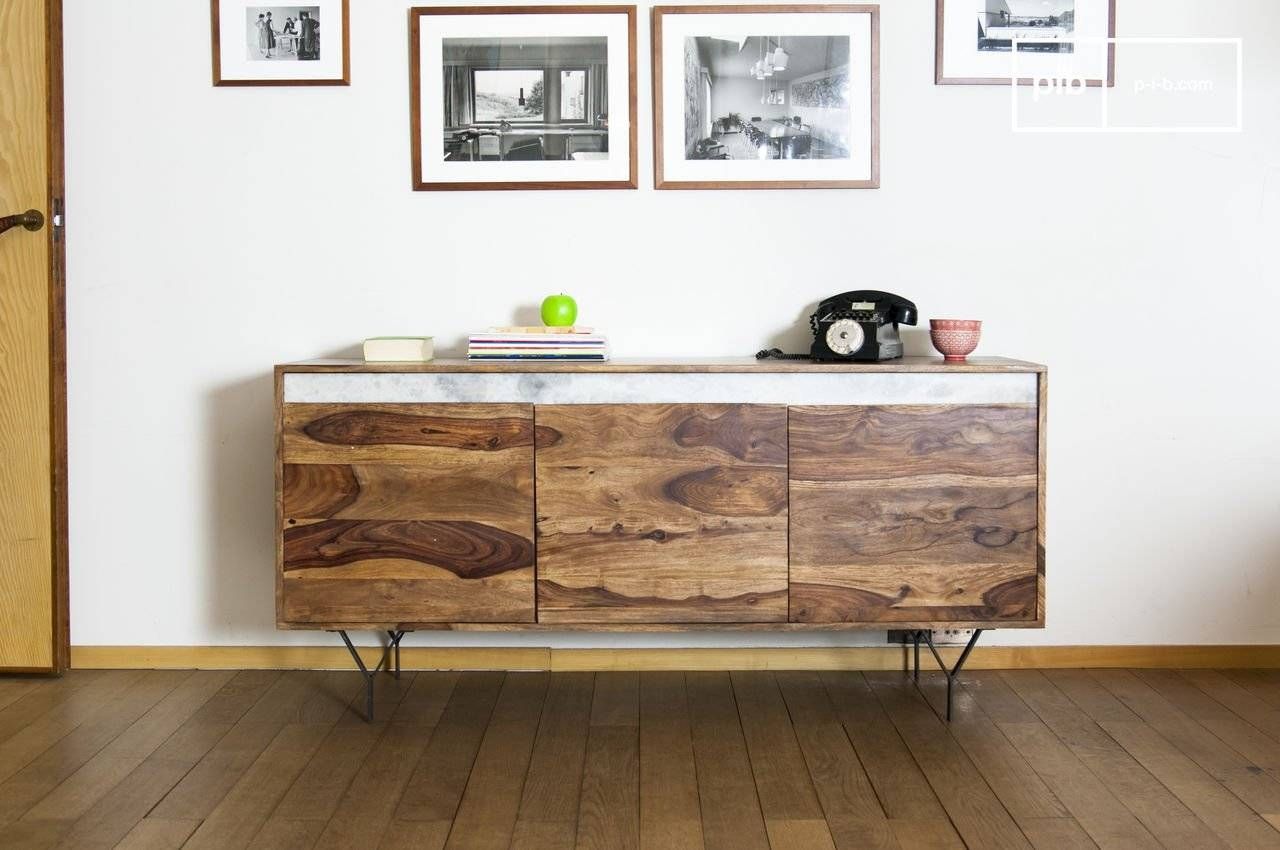 Wooden Sideboard Mabillon – A Storage Unit Practicable And | Pib Throughout Best And Newest Trendy Sideboards (Photo 4 of 15)
