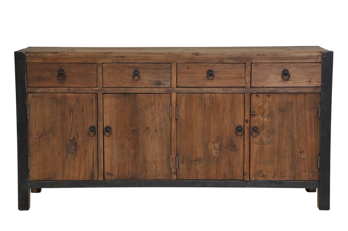 Wynonna Reclaimed Wood Sideboard & Reviews | Joss & Main In Most Recent Reclaimed Wood Sideboards (Photo 1 of 15)