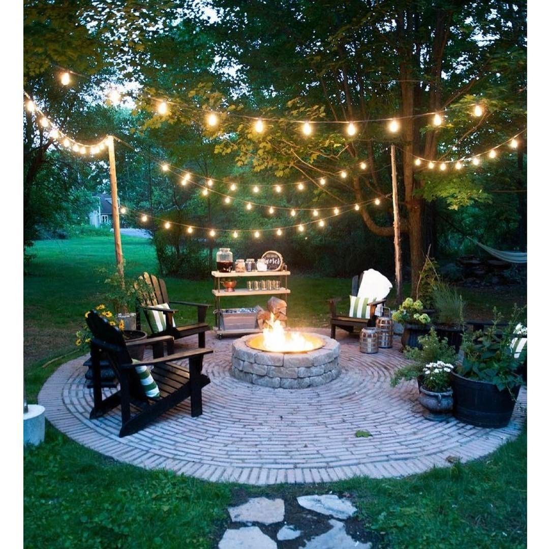 20 Dreamy Ways To Use Outdoor String Lights In Your Backyard Throughout Hanging Outdoor Lights On House (Photo 7 of 15)