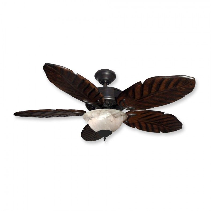 42" Tropical Ceiling Fan With Light Kit – 300w Max (View 6 of 15)