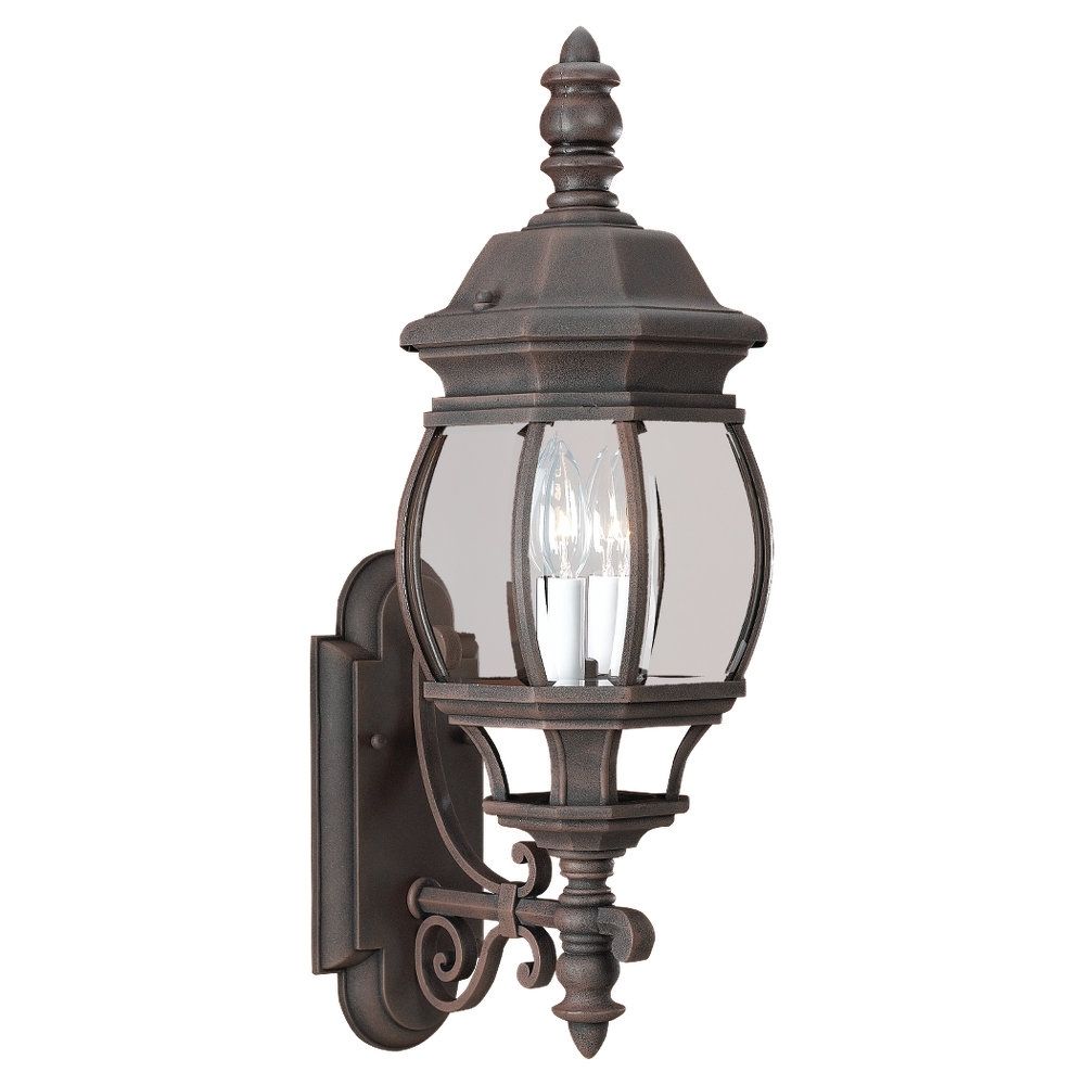 88201 821,two Light Outdoor Wall Lantern,tawny Bronze With Regard To Aluminum Outdoor Wall Lighting (Photo 3 of 15)