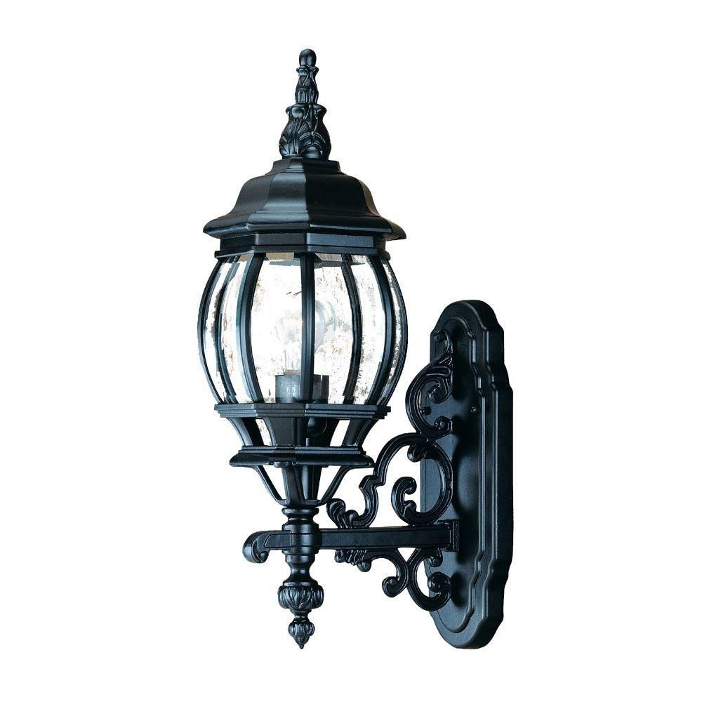 Acclaim Lighting Chateau Collection 1 Light Matte Black Outdoor Wall Pertaining To Acclaim Lighting Outdoor Wall Lights (View 3 of 15)