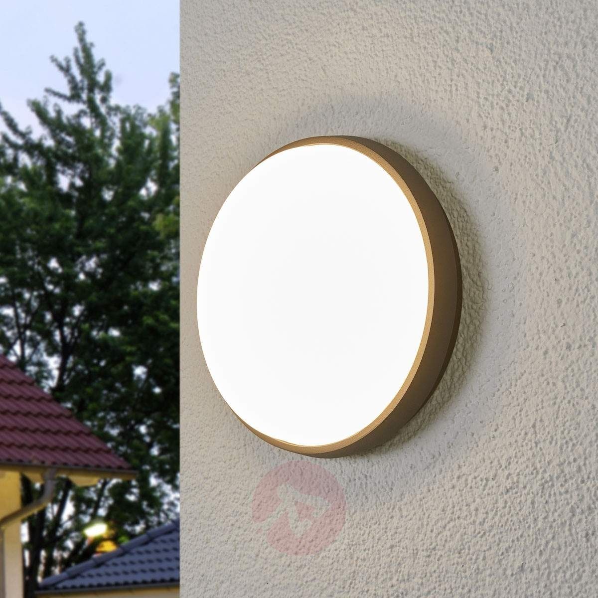 Amra – Led Outdoor Ceiling Light With Round Shape | Lights (View 9 of 15)