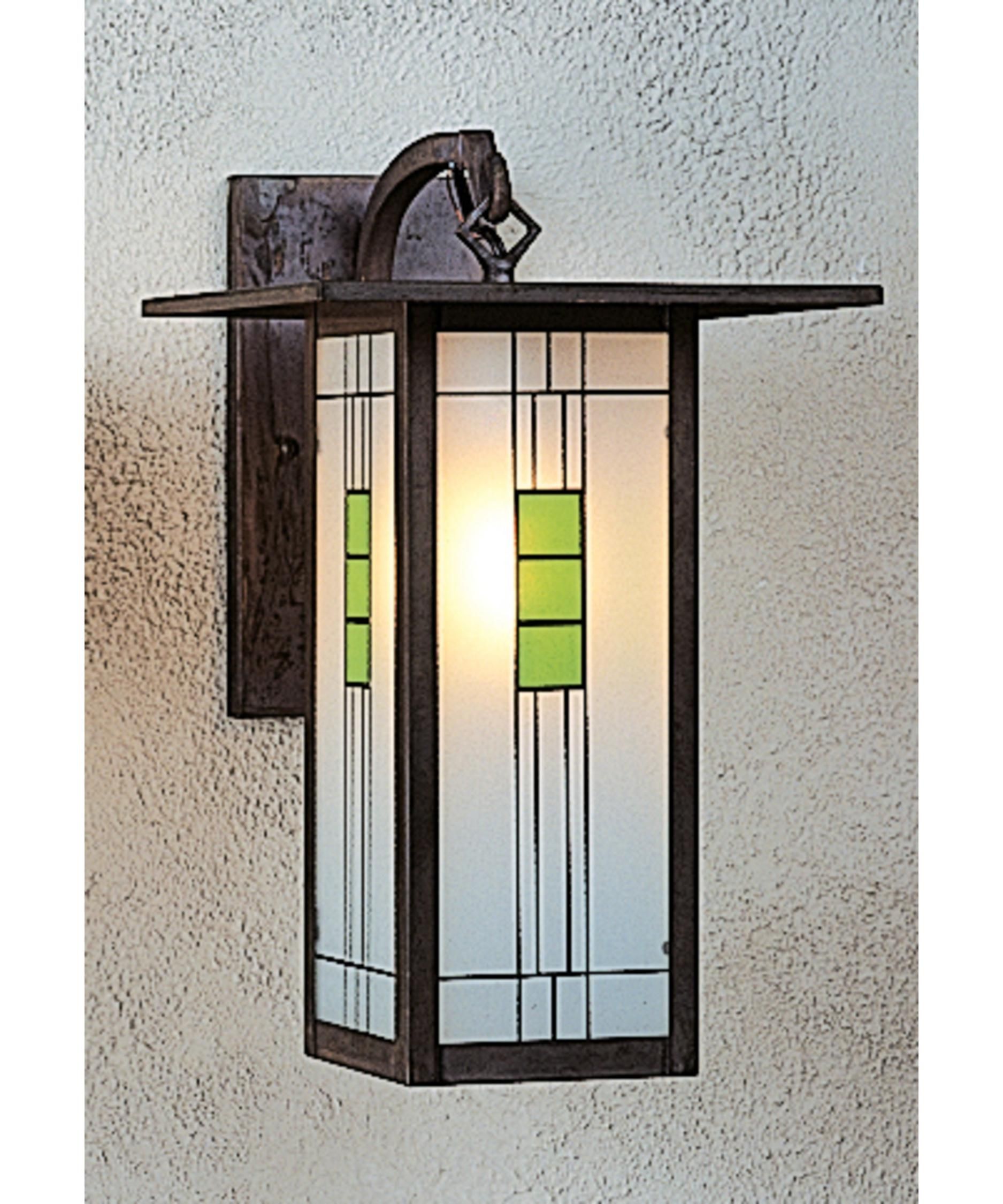 Arroyo Craftsman Fb 9l Franklin 9 Inch Wide 1 Light Outdoor Wall Pertaining To Craftsman Outdoor Wall Lighting (Photo 1 of 15)