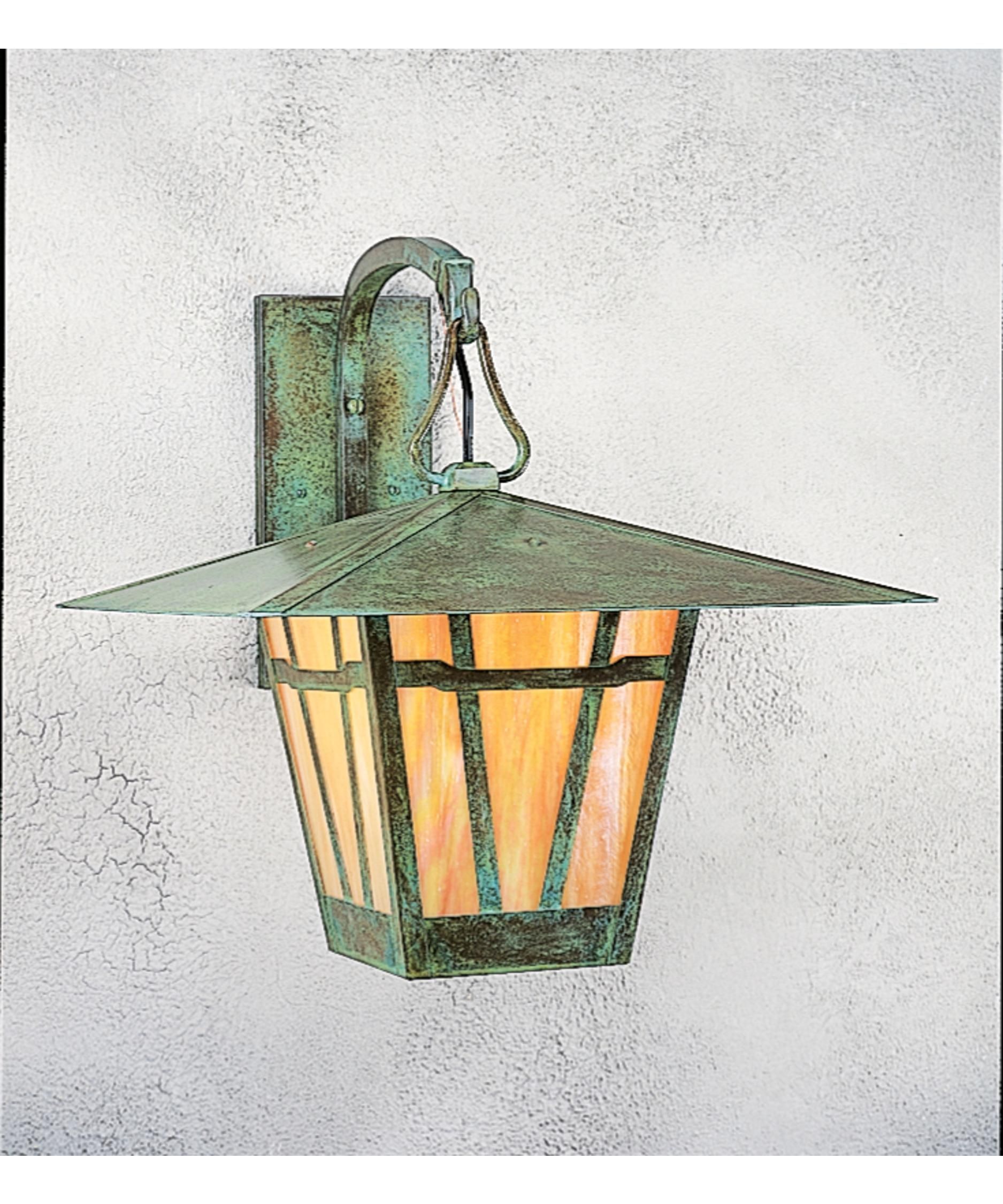 Arroyo Craftsman Wb 17 Westmoreland 17 Inch Wide 1 Light Outdoor Intended For Verdigris Outdoor Wall Lighting (View 12 of 15)