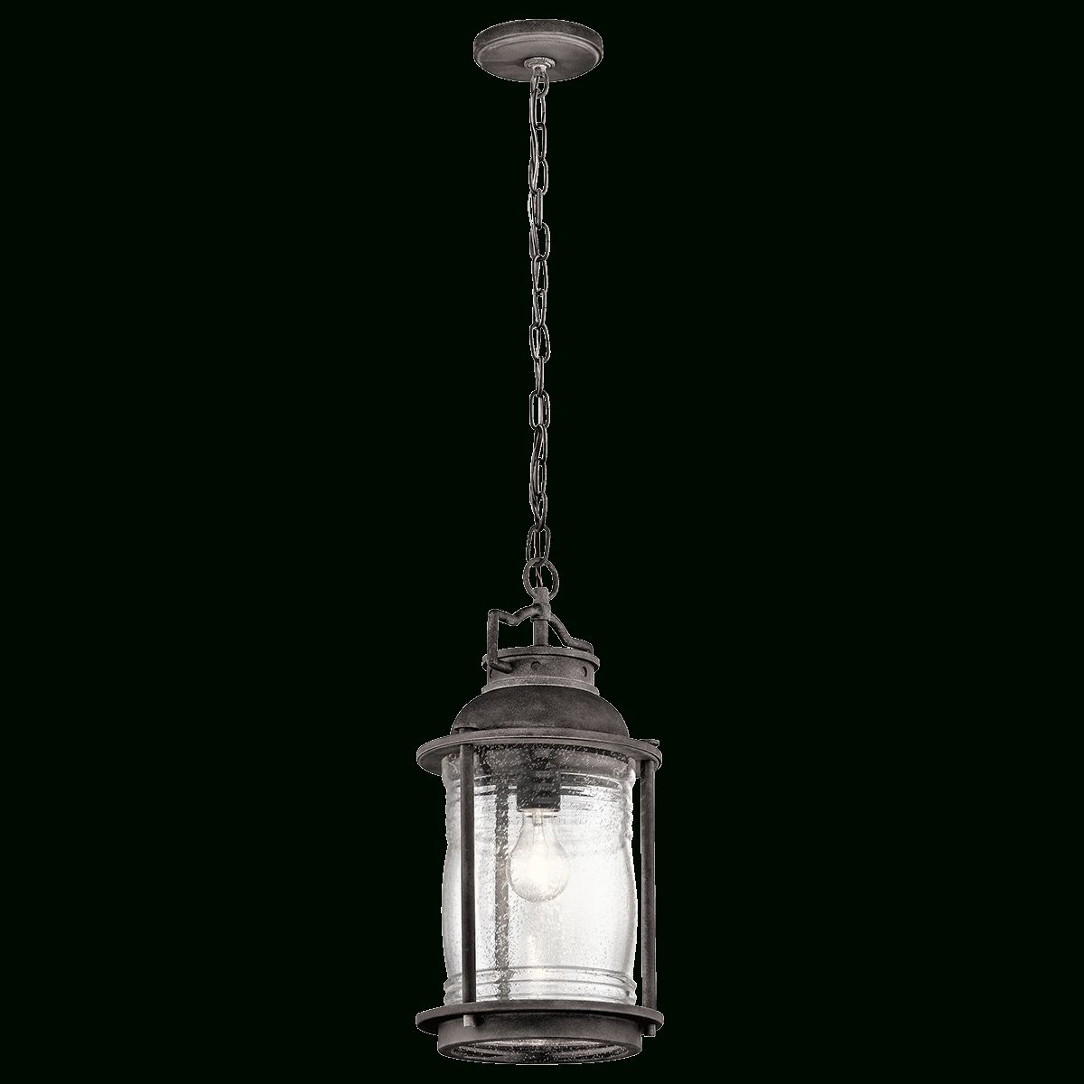 Ashland Bay 1 Light Outdoor Pendant – Wzc 49572wzc Kichler Within Kichler Outdoor Ceiling Lights (View 13 of 15)