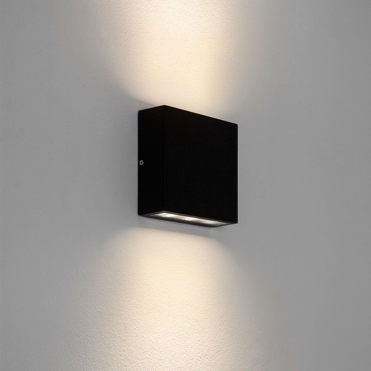 Astro Elis Twin Black Outdoor Led Wall Light At Uk Electrical Supplies. With Outdoor Led Wall Lighting (Photo 7 of 15)