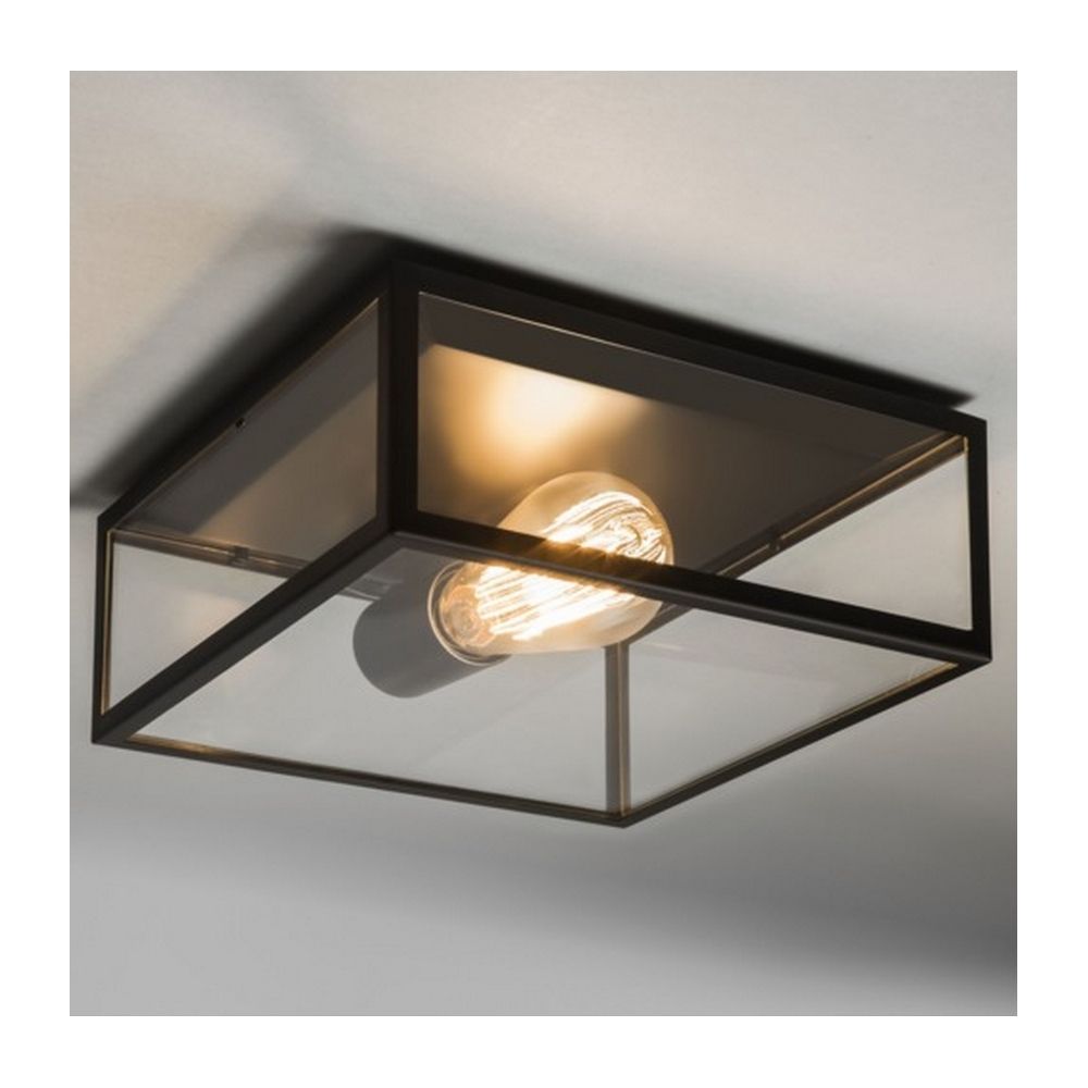 Astro Lighting Bronte Vintage Outdoor Ceiling Light In Black Finish Intended For Outdoor Ceiling Can Lights (Photo 3 of 15)