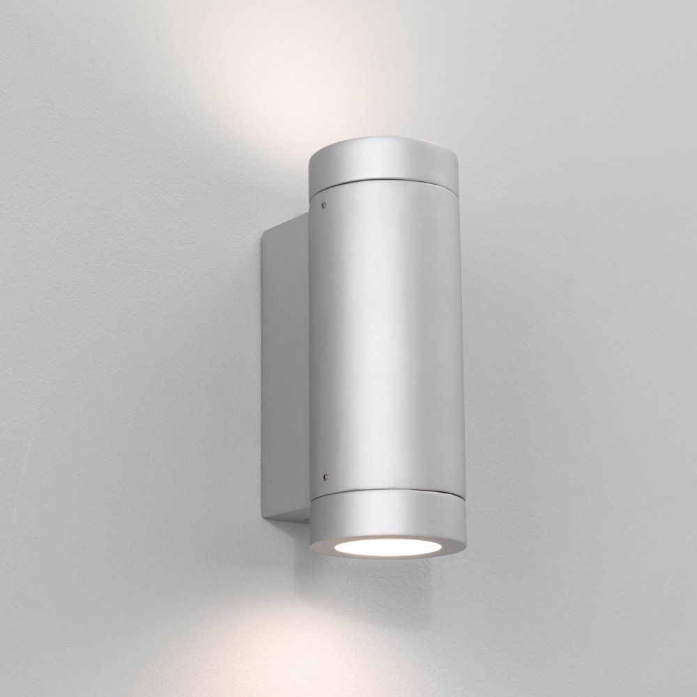 Astro Lighting Porto Plus Twin 0625 Outdoor Wall Light With Regard To Outdoor Wall Spotlights (Photo 1 of 15)